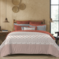Sanskriti King Bedsheet Gift Box| Kasuti Grey| 180 TC Cotton| 2 Pillow Covers