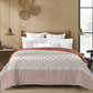 Sanskriti Double AC Blanket/Comforter, Kasuti Grey| 180 GSM Polyester| Reversible