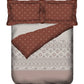 Sanskriti Bedding Set, Kasuti Grey| 180 TC, 180 GSM| 2 Pc Set