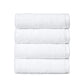 Organic Luxury 4Pc Wash Towel, White|650 GSM Organic Cotton