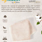 Organic Luxury 4Pc Wash Towel, Beige|650 GSM Organic Cotton