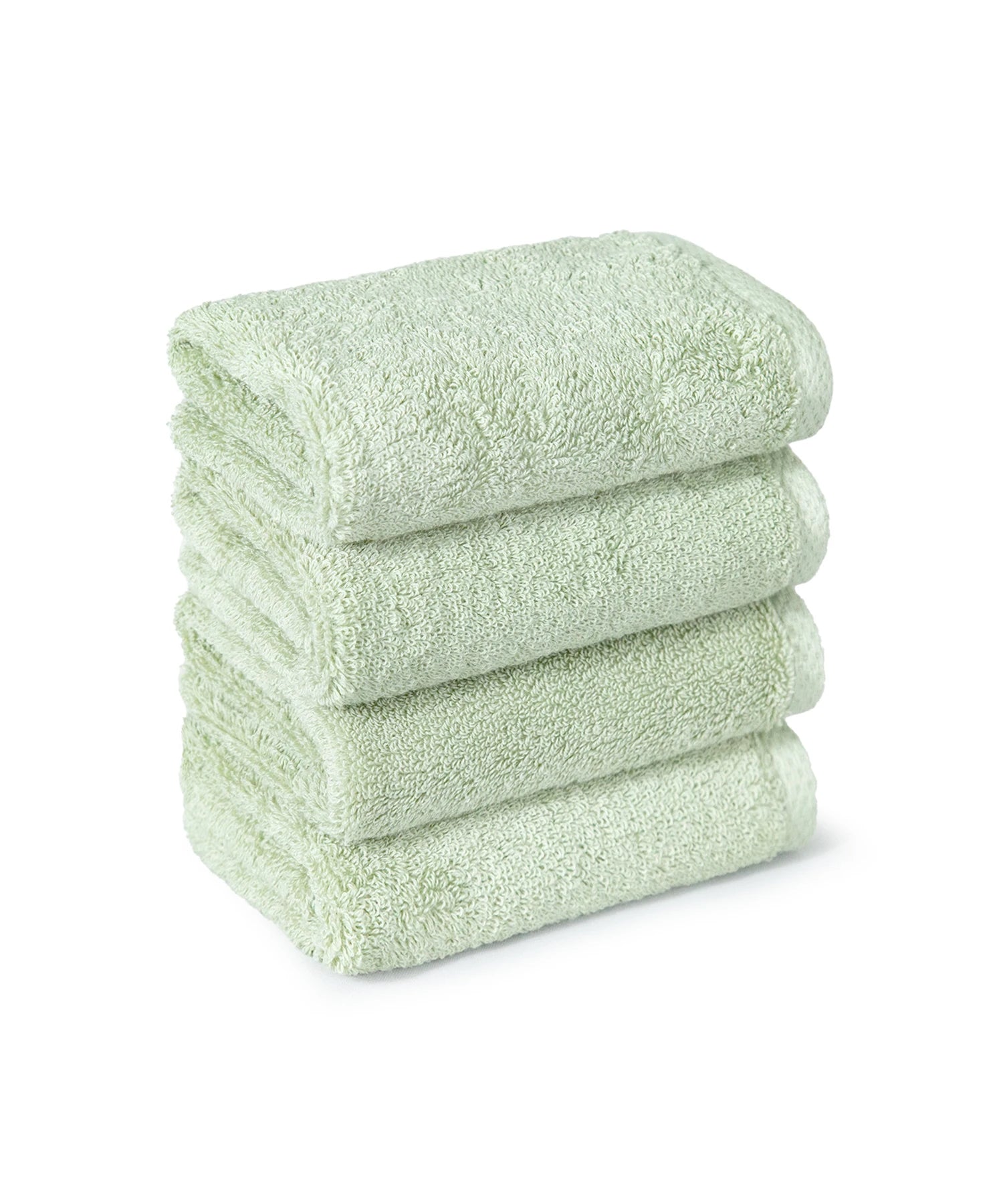 Organic Luxury 4Pc Wash Towel, Grey|650 GSM Organic Cotton