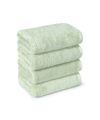 Organic Luxury 4Pc Wash Towel, Grey|650 GSM Organic Cotton