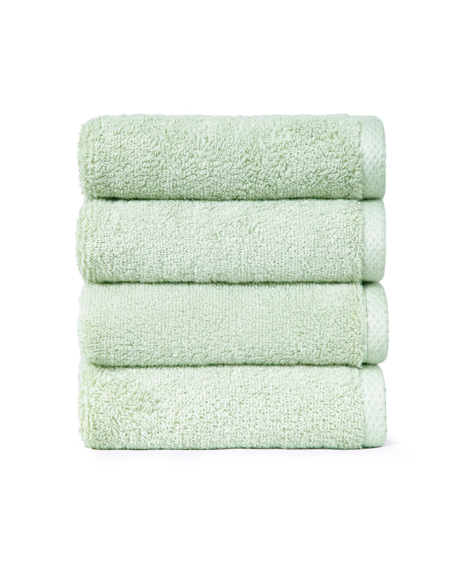 Organic Luxury 4Pc Wash Towel, Grey|650 GSM Organic Cotton