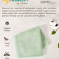 Organic Luxury 4Pc Wash Towel, Green|650 GSM Organic Cotton