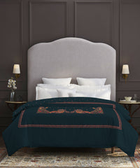 Nectarsoft Elite Double AC Comforter, Moonlight Bloom| 400 TC Cotton Shell 150 GSM Polyester Filling