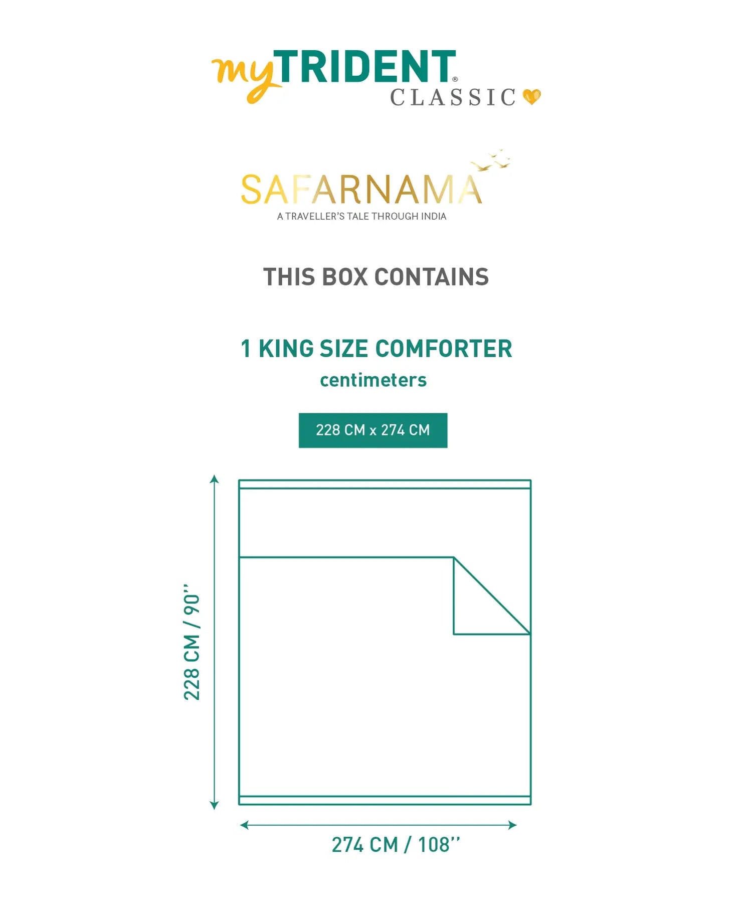 Classic Safarnama Double AC Blanket/Comforter, Awadhi Ride| 210 TC Cotton Shell 150 GSM Polyester Filling