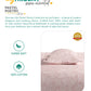Home Essential Pastel Poetry Floral King Bedsheet, IRAJA BLUSH|144TC Cotton| 2 Pillow Covers