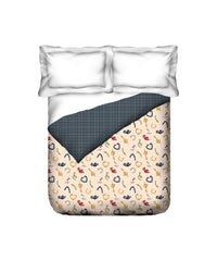 Juniors Double AC Comforter, Scribble Spot| 144TC Cotton