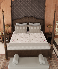 Road To Jaipur King Bedsheet Set, BAORI BAATEIN |210 TC Cotton |2 Pillow Covers