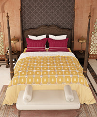 Road To Jaipur Double Duvet Set, ANGAN RO ANAND|210 TC Cotton| 6 Pc Set