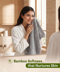 Cotton Bamboo Bath Towel, Beige| 450 GSM
