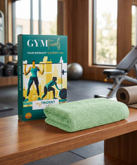 Cotton Bamboo Gym Towel, Sage Green| 450 GSM|Quick Dry