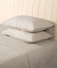 Nectarsoft Italian Retreat King Bedcover Set, Linen|90 GSM Cotton|3 Pc Set