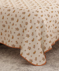 Everyday Single Dohar, Little Bloom|95 GSM Micro Polyester|Reversible