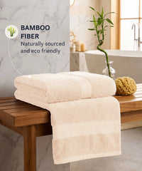 Cotton Bamboo 1 Pc Bath Towel, Buttercup| 600 GSM
