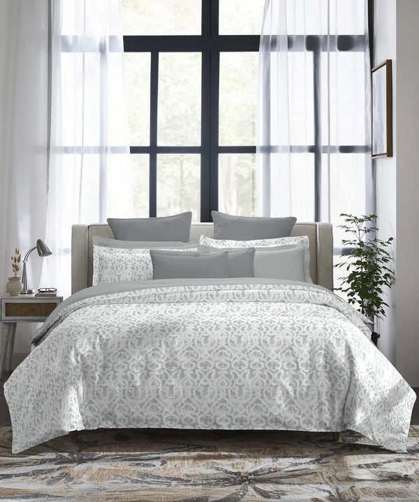 Indulgence Printed King Bedsheet, Imprial Knot| 300TC Cotton| 4 Pillow Covers