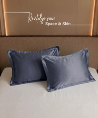 Classic Vitatex E Solid Pillow Pair, Infinity|210 TC Cotton|2 Pillow Covers