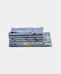 Shivan & Narresh Bedsheet Set, SKY HUTUTI | 400TC Cotton | 4 Pillow covers