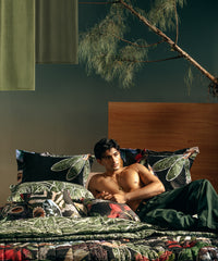 Shivan & Narresh King Bedsheet Set, BOTANEYE | 400TC Cotton | 4 Pillow covers
