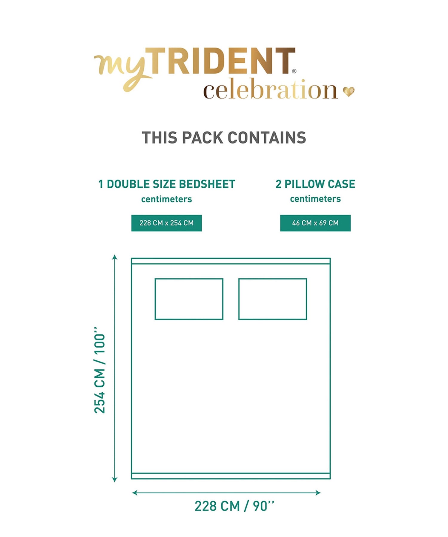 Celebration Queen Bedsheet Set, Mehfil Mustard | 144 TC Cotton| 2 Pillow Covers