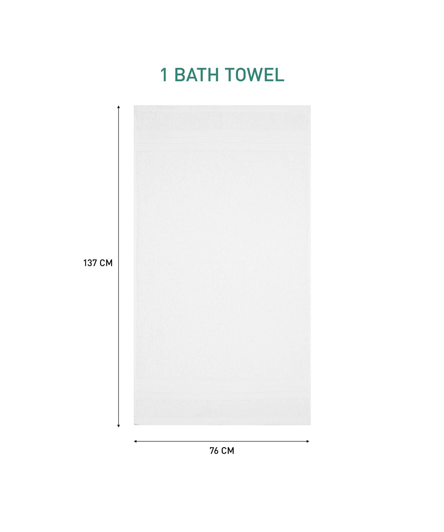 1Pc Bath Towel