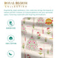 Home Essential Royal Bloom Queen Bedsheet Set, Gilded Dream Pink| 144TC Cotton| 2 Pillow Covers