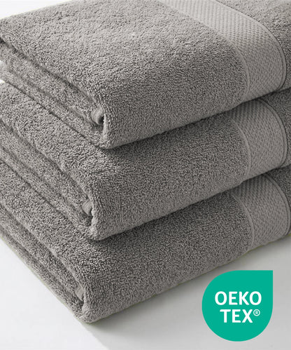 Urban Comfort Bath Towel, Charcoal| 450 GSM Cotton