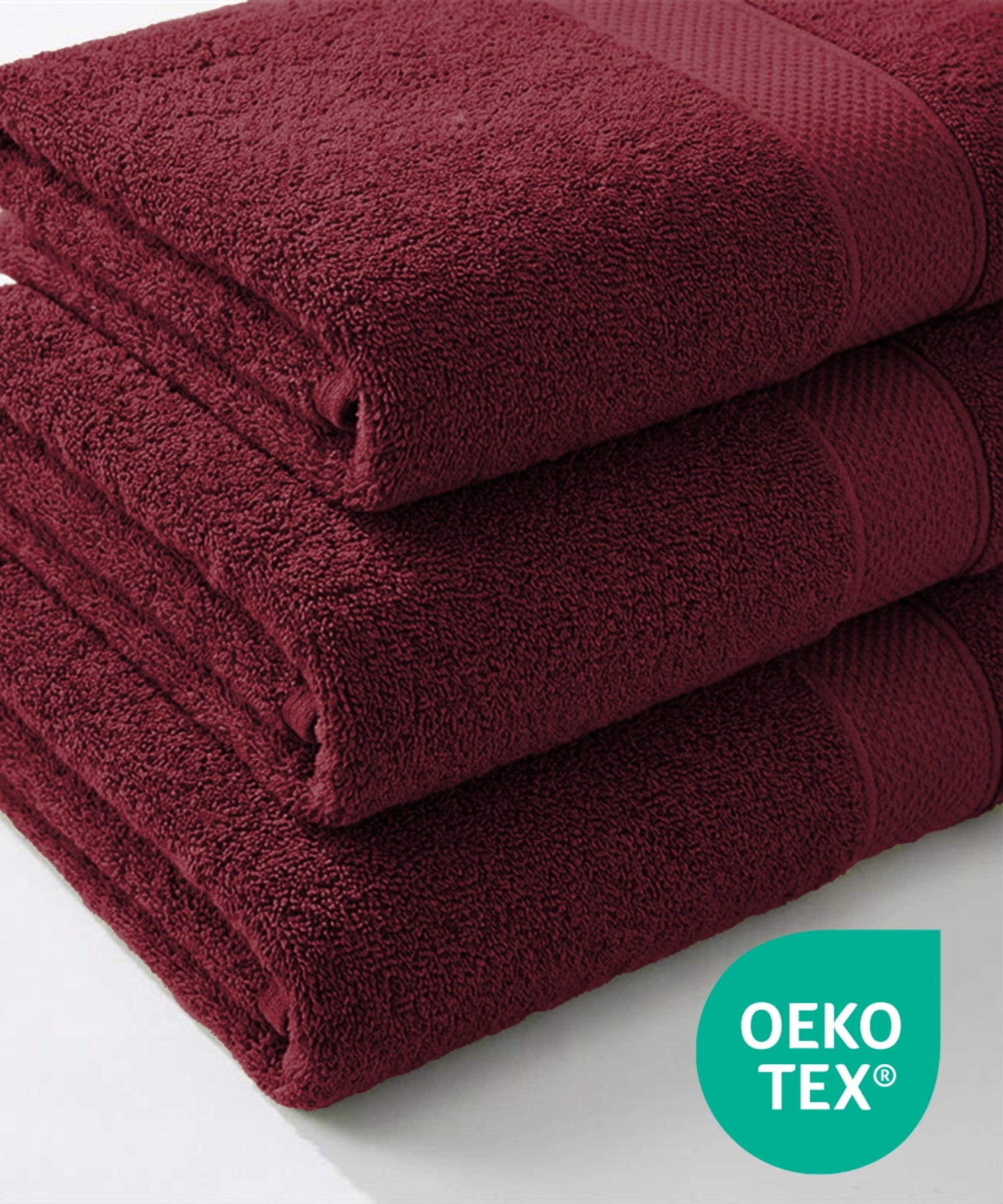 Buy 500 GSM Urban Comfort Cotton Bath Towel - Wine Red – myTrident