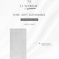 Luxe Home 1Pc Bath Towel, Silver| 600 GSM Cotton Bamboo