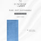 Luxe Home 1Pc Bath Towel, Sea Blue| 600 GSM Cotton Bamboo