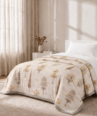 Home Essential Imperial Single Flannel  Blanket,Aldrin|290 Gsm|0.9Kg