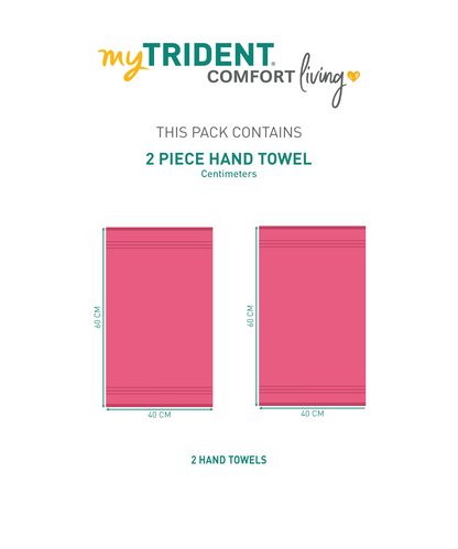 2Pc Hand Towel Set