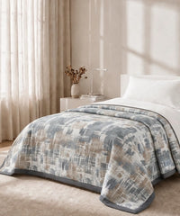 Home Essential Imperial Single Flannel  Blanket,Ferro|290 Gsm|0.9Kg