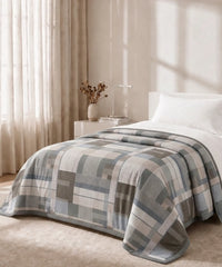 Home Essential Imperial Single Flannel  Blanket,Hearth|290 Gsm|0.9Kg