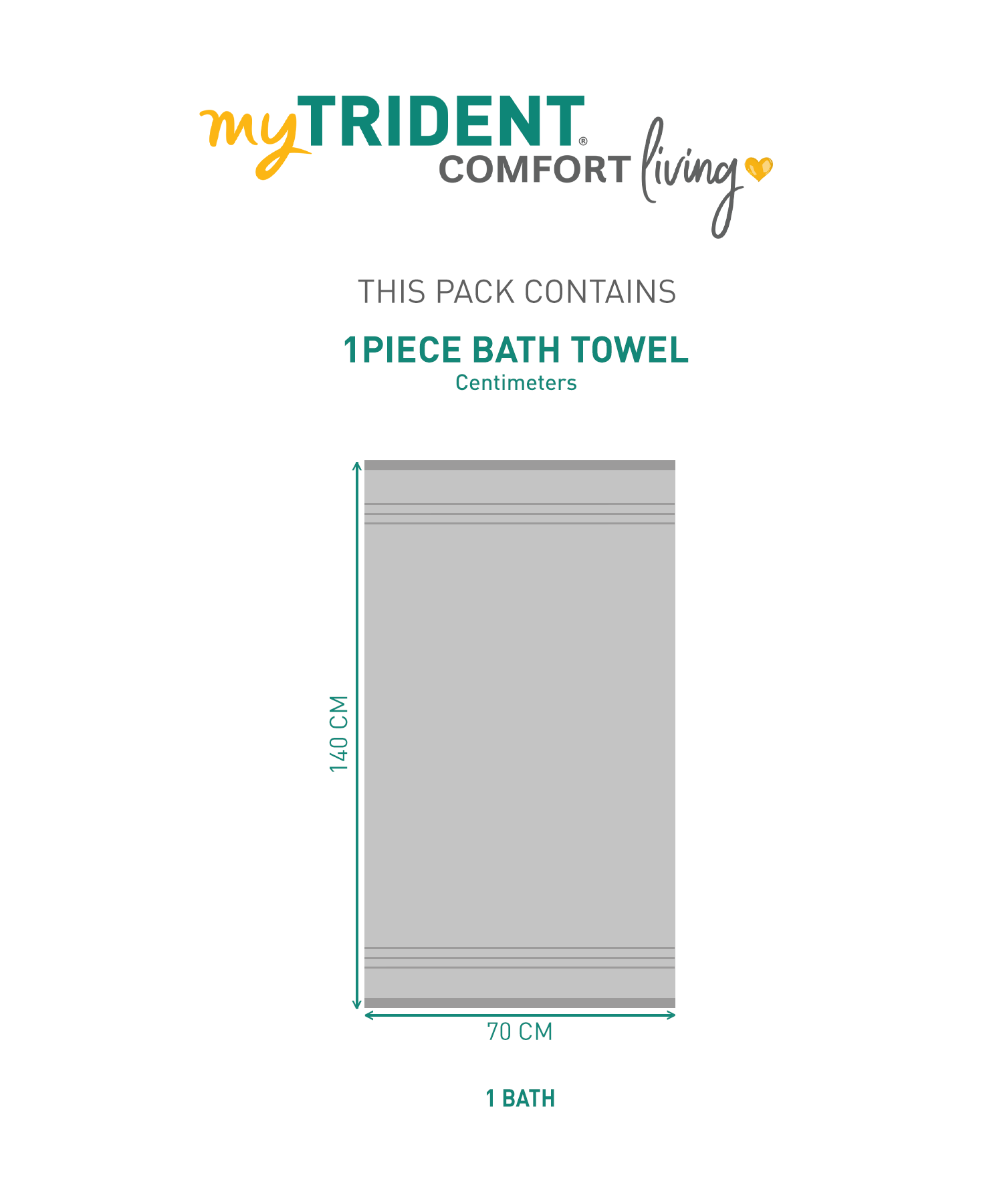 1Pc Bath Towel ₹359/-