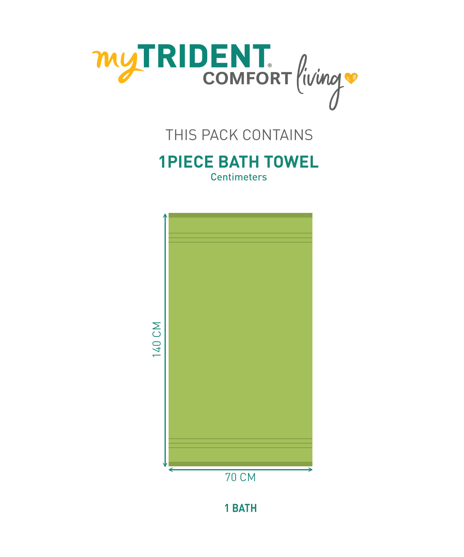 1Pc Bath Towel ₹359/-