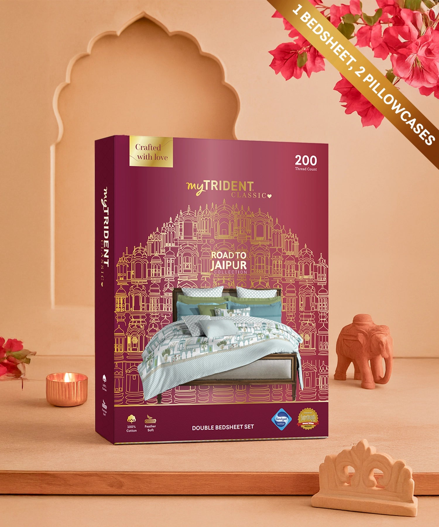 ROAD TO JAIPUR BEDSHEETS – myTrident India