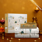 Home Essential Vasant King Bedsheet Gift Set|144 TC Cotton |Siddhi Grey |2 Pillow Covers