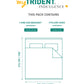 Indulgence Solid King Bedsheet, Teal- Mist |300 TC Cotton|2 Pillow Covers|Thermal Regulation