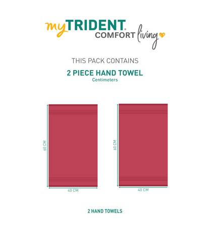 2Pc Hand Towel Set