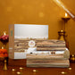 Home Essential Vasant King Bedsheet Gift Set|144 TC Cotton |Upaj Brown |2 Pillow Covers