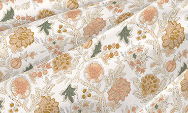 Road To Jaipur Double Duvet Set, Bagru|210 TC Cotton| 6 Pc Set