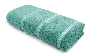 Urban Comfort Bath Towel, Shell Green| 450 GSM Cotton|Dry Fast