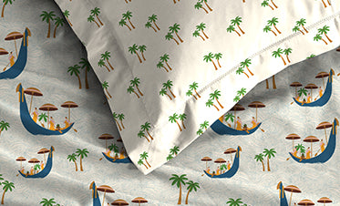 Atulaya Bharat King Bedsheet Set, Aranmula|144 TC Cotton|2 Pillow Covers