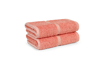 Urban Comfort 2 Pc Hand Towel Set, Brick Red| 450 GSM Cotton|Dry Fast
