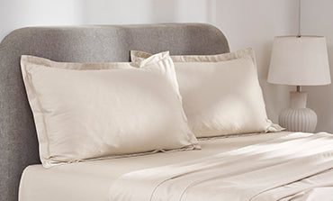 Indulgence Solid King Bedsheet, Teal- Mist |300 TC Cotton|2 Pillow Covers|Thermal Regulation