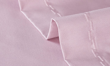 Nectarsoft Solid King Bedsheet Set, Rose Marble| 400 TC Cotton| 4 Pillow Covers