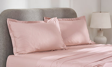 Indulgence Solid King Bedsheet, Teal- Mist |300 TC Cotton|2 Pillow Covers|Thermal Regulation