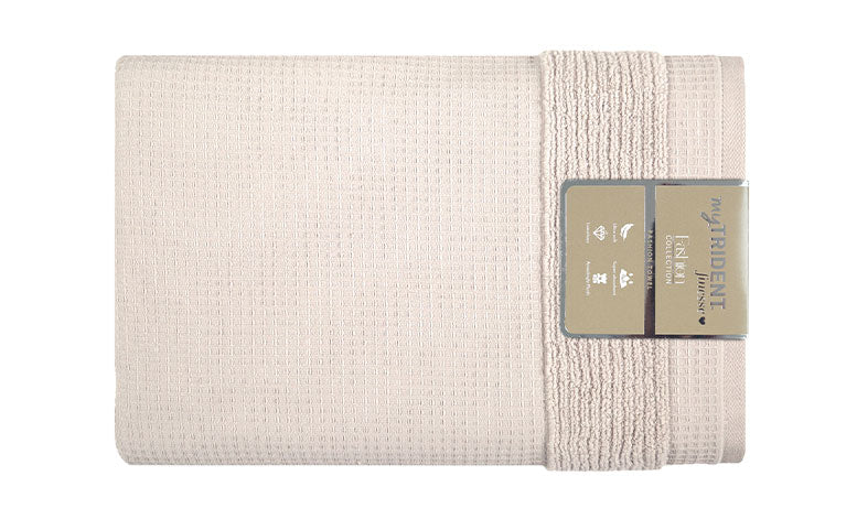 Finesse Fashion Waffle Bath Towel, Peyote|600 GSM Cotton